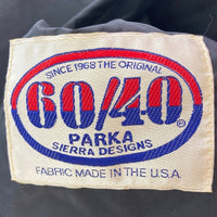 SIERRA DESIGNS シエラデザイン 60/40 マウンテンパーカー ブラック sizeL 瑞穂店
