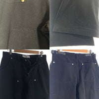 liju モールスキン ペインターパンツ ブラック コットン ダメージ加工 Size 32 福生店