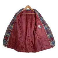 346 Brooks Brothers ブルックスブラザーズ コットン パッチワーク 2B テーラードジャケット マルチチェック Size US 42R 福生店