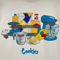 Cookies クッキーズ プリント Tシャツ ホワイト Size M 福生店