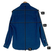 NEIGHBORHOOD ネイバーフッド 17AW コットン ロンT 長袖シャツ ブルー 172AWAQNH-SHM01 Size M 福生店