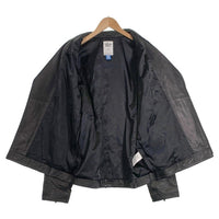 adidas アディダス ALYASHA アルヤシャ LEATHER RIDERS JACKET SHEEPSKIN LEATHER レザー ライダースジャケット シープスキン 羊革 ブラック E75732 Size L 福生店