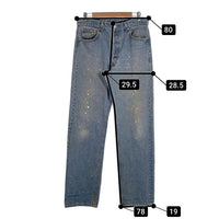 90's Levi's リーバイス 501 テーパードデニムパンツ インディゴ 93年 USA製 ペンキ Size 34×32 福生店