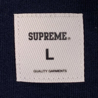 SUPREME シュプリーム 24AW 24AW Twill Applique S/S Top ツイルアップリケ ショートスリーブトップ Tシャツ ネイビー Size L 福生店