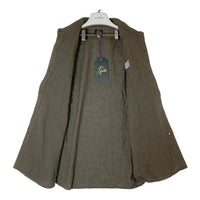 Needles ニードルズ NS230 Pinstripe Work Shirt ピンストライプ 長袖ワークシャツ ブラウン SizeM 瑞穂店