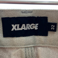 XLARGE エクストララージ ダブルニー ペインターパンツ グレー size32 瑞穂店