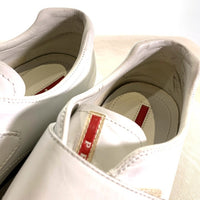 PRADA SPORT プラダスポーツ ベルクロ レザースリッポン スニーカー ホワイト 40 2351 Size 7 (25.5-26cm相当) 福生店