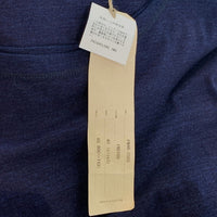 PHIGVEL フィグベル インディゴ染め Tシャツ ネイビー ネック広め Size 40 福生店