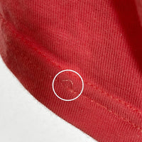 STUSSY ステューシー PEACE AND LOVE プリントロングTシャツ レッド sizeM 瑞穂店