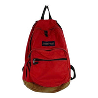 90's-00's JANSPORT ジャンスポーツ リュックサック デイパック ボトムレザー レッド 福生店