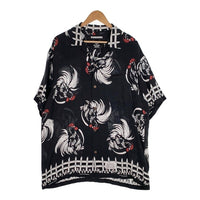 NEIGHBORHOOD ネイバーフッド ALOHA.ROOSTER R-SHIRT.SS 半袖レーヨンシャツ ニワトリ ブラック 201TSNH-SHM07 Size XL 福生店