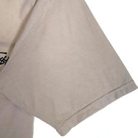 STUSSY ステューシー 両面プリント ロゴ 半袖 Tシャツ ナチュラル Size M 福生店