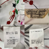 Starry Gate by JELADO ジェラード Westcoast Shirts オープンカラーレーヨンシャツ 花火柄 ホワイト Size M 福生店