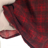 60's Sandy Mac Donald サンディマクドナルド オープンカラーフランネルチェックシャツ レッド Size L 福生店