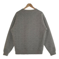 MCM by PHENOMENON エムシーエム バイ フェノメノン Reflective Monogram Sweat Shirt リフレクティブ モノグラム クルーネック スウェットトレーナー グレー MHAASJP01EG00L SizeL 福生店