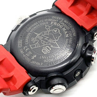 CASIO カシオ G-SHOCK FROGMAN フロッグマン 電波ソーラー アナログ腕時計 GWF-A1000-1A4JF ブラック レッド 福生店