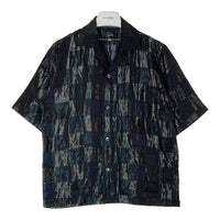 Needles ニードルズ Cabana Shirt カバナシャツ 開襟 半袖 チェッカーフラッグ ブラック OT096 Size M 瑞穂店