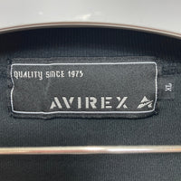 AVIREX アヴィレックス 6163234 ビッグロゴ スウェット ブルゾン ブラック sizeXL 瑞穂店