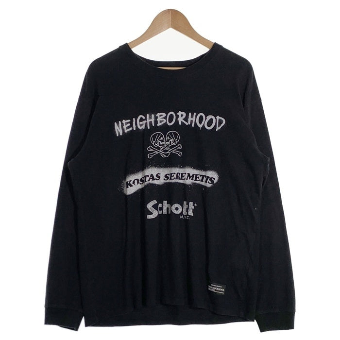 新品NEIGHBORHOOD Schott KOSTAS Tシャツ M NEIGHBORHOOD ネイバーフッド 23AW Schott ショット KOSTAS SEREMETIS