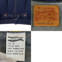 MURAMASA&LLC. ムラマサ S506XX WW2 大戦モデル デニムジャケット T-BACK シンチ インディゴ ワンウォッシュ Size 42 福生店
