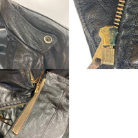 BUCO ブコ xThe REAL McCOY'Sリアルマッコイズ ホースハイド シングルライダース ブラック size38 瑞穂店