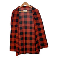 TMT ティーエムティー ORIGINAL RAYON BUFFALO CHECK オープンカラーレーヨンシャツ バッファローチェック レッド TSH-S1907 Size L 福生店