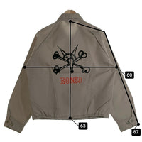 80's POWELL PERALTA パウエルペラルタ RAT BONES ラットボーンズ SWING TOP スイングトップ ジップアップ ジャケット グレー USA製 Size M 福生店
