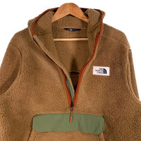 THE NORTH FACE ノースフェイス CAMPSHIRE PULLOVER HOODIE ハーフジップ フリースパーカー ブラウン NF0A33QV Size L 福生店