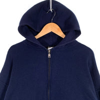 90~00's RUSSELL ATHLETIC ラッセルアスレチック ジップアップ スウェットパーカー ネイビー USA製 Size XL 福生店