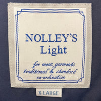 NOLLEY'S Light ノーリーズライト ナイロン 中綿 フーデットコート ジャケット ネイビー 9-0833-6-58-009 Size XL 瑞穂店