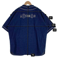 TENDERLOIN テンダーロイン 21SS BASEBALL SHT S/S DENIM RH デニム 半袖 ベースボールシャツ インディゴ Size L 福生店