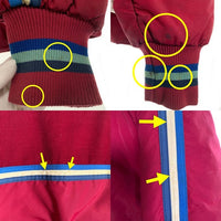 70`s Levi's リーバイス コーデュロイ切替 スキージャケット 中綿 バーガンディー TALON Size M 福生店