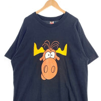 90's TACO BELL タコベル GREETINGS TACO LOVERS プリントTシャツ ブラック FRUIT USA製 Size XXL 福生店