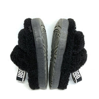UGG アグ 1120876 オー フラッフィータ サンダル ブラック size23cm 瑞穂店