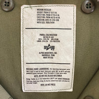 ALPHA INDUSTRIES アルファインダストリーズ USA製 ECWCSパーカー ウッドランド グリーン sizeM-R 瑞穂店