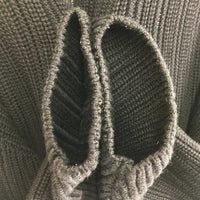 BATONER バトナー BN-23FM-074 STUDIOUS別注 OVERSIZE DRIVERS KNIT ドライバーズニット ブラック size2 瑞穂店