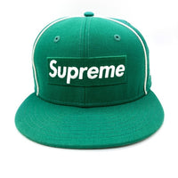 Supreme シュプリーム 17SS Box Logo Piping New Era Cap ニューエラ 59FIFTY グリーン size7 1/8 瑞穂店