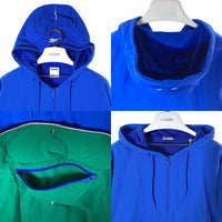 Reebok リーボック PREASURES プレジャーズ FH9299 アノラックジャケット ブルーxグリーン sizeL 瑞穂店