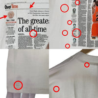 90-00's NBA Over Time The greatest of all-time フォトプリントTシャツ ホワイト フルーツオブザルーム Size XL 福生店