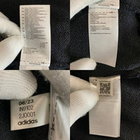 adidas アディダス Korn コーン HOODIE スリーストライプ プルオーバースウェットパーカー ブラック IN9102 Size JP XS 福生店