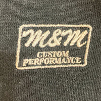 M&M エムアンドエム カスタムパフォーマンス バックプリント Tシャツ ブラック sizeL 瑞穂店