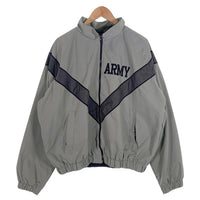 00's U.S.ARMY PFU トレーニングジャケット ナイロン カーキ 8415-01-465-4831 SKILCRAFT Size S-R 福生店