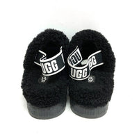 UGG アグ 1120876 オー フラッフィータ サンダル ブラック size23cm 瑞穂店