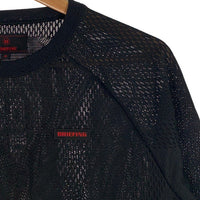 BRIEFING ブリーフィング MS W RUSSEL CREW NECK クルーネック ニットプルオーバー ブラック ゴルフ BRG231M31 Size M 福生店