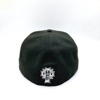 NEWERA×DOG TOWN ニューエラ×ドッグタウン ロゴ刺繍 キャップ ブラック size62.5cm 瑞穂店