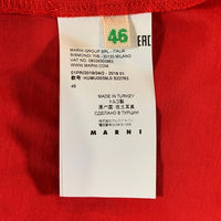 MARNI マルニ Dance Bunny Long Sleeve Tee ダンスバニー ロングスリーブTシャツ レッド HUMU0039L0 S22763 Size 46 福生店