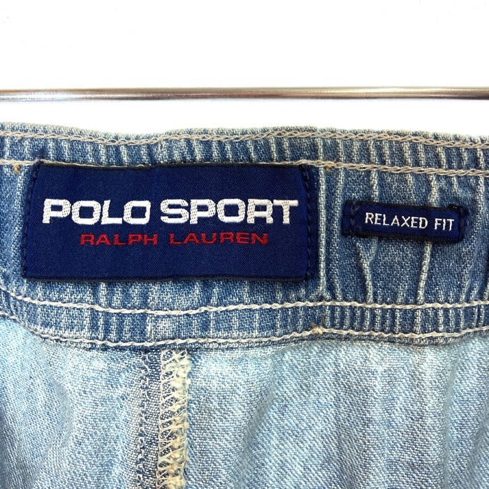 Polo Sport ポロスポーツ Ralph Lauren RELAXED FIT デニム イージーパンツ インディゴ sizeXL 瑞穂店