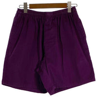 80's STUSSY ステューシー コットン イージーショーツ ハーフパンツ パープル USA製 Size XL 福生店