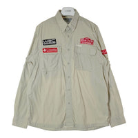 Columbia コロンビア GRT 2004 WRC RALLY JAPAN 支給品 フィッシングシャツ ベージュ sizeL 瑞穂店