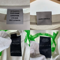 VETEMENTS ヴェトモン 20SS ANARCHY TEE アナーキー プリント 半袖 Tシャツ ホワイト SS20TR297 Size S 福生店